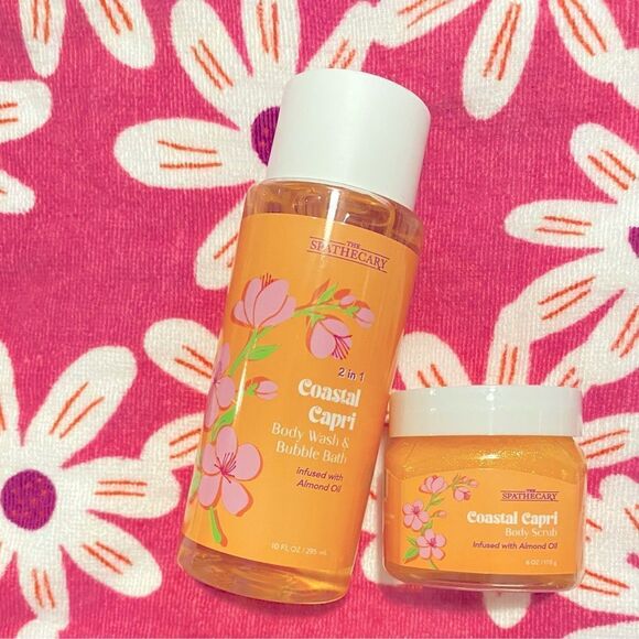 🛍️The Spathecary 2 in 1 Coastal Capri Body Wash & Coastal Capri Body Scrub 💥 - Picture 1 of 8